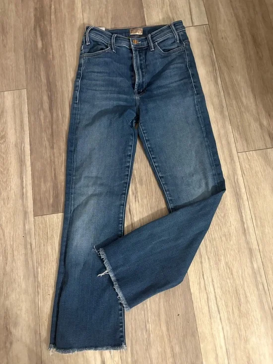 MOTHER The Hustler Ankle Fray Jeans – Size 25 - Picture 2 of 10